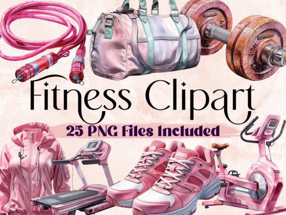 Download Fitness Watercolor Clipart PNG - Fitness Collection